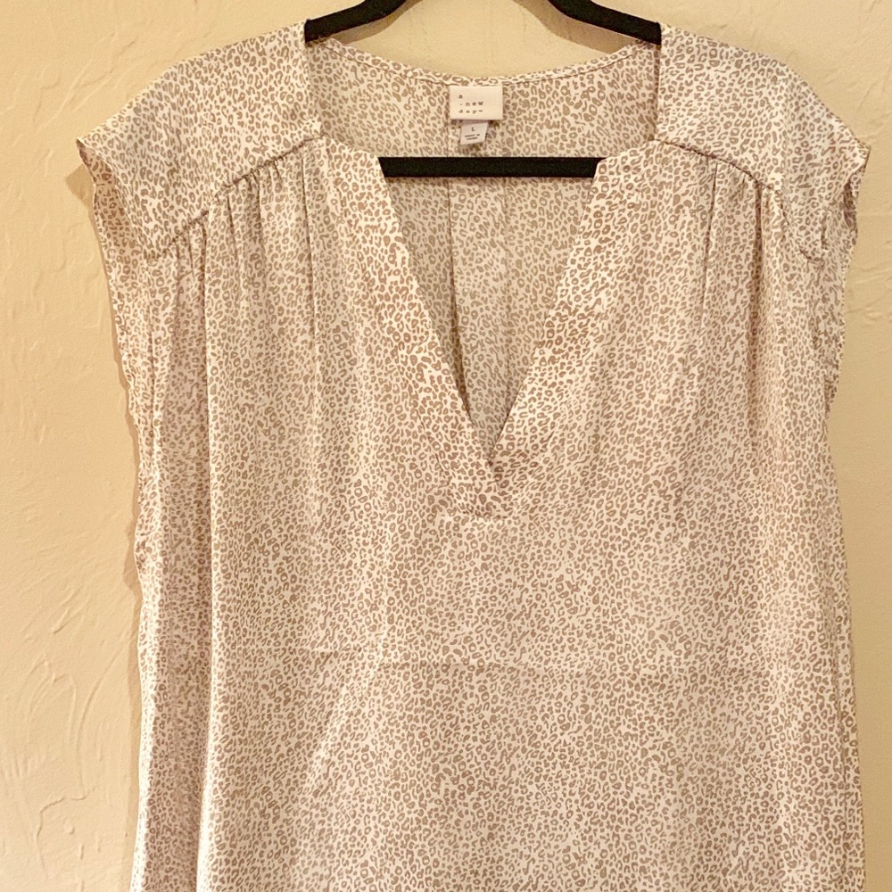 A New Day Satin Blouse